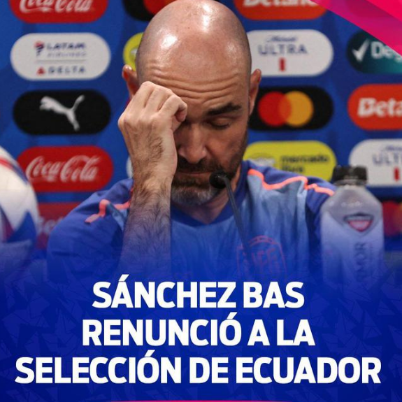 厄瓜多尔美洲杯失利 主帅菲利克斯-桑切斯下课