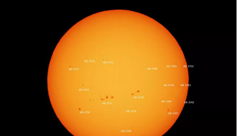 太陽活動創近期新高：台北天文館觀測揭示太陽黑子激增