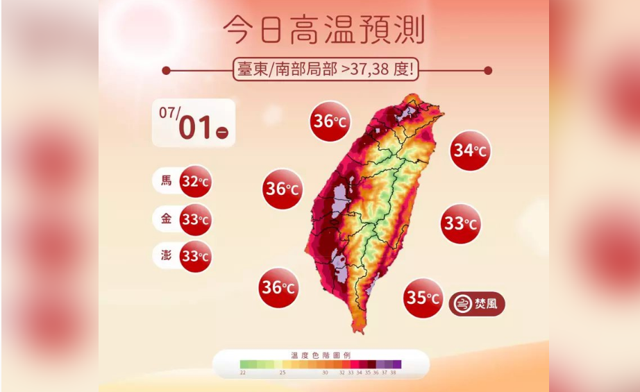 台灣酷熱延續，颱風何時來 氣象專家解析未來天候變化